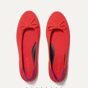 Rothy’s Red Ballet Flats